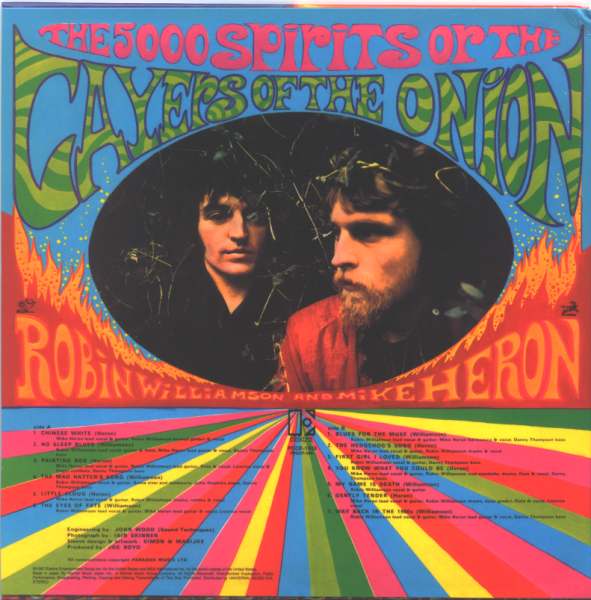 Back cover, Incredible String Band (The) - The 5000 Spirits or The Layers of the Onion